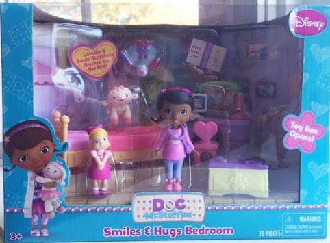 Disney Doc McStuffins Smiles & Hugs Bedroom Figure Playset