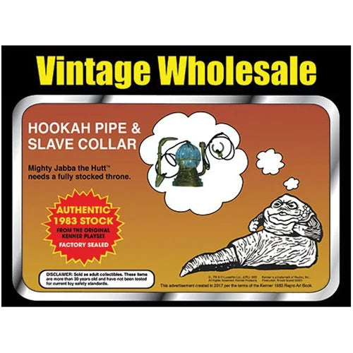 Star Wars Hookah Pipe and Slave Collar Kenner Accessory