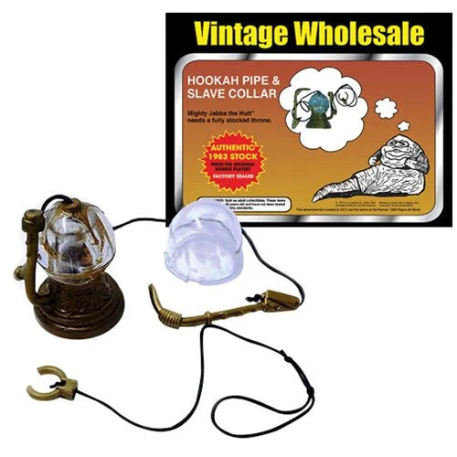 Star Wars Hookah Pipe and Slave Collar Kenner Accessory