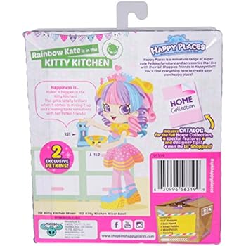 Shopkins Happy Places S1 Rainbow Kate Lil' Shoppie Pack (Kitty Kitchen)