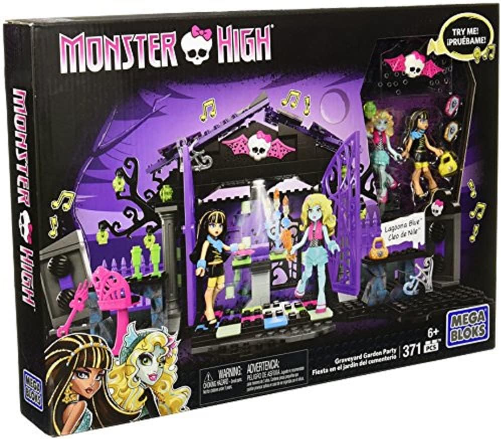 Mega Bloks Monster High Graveyard Garden Party Building Set
