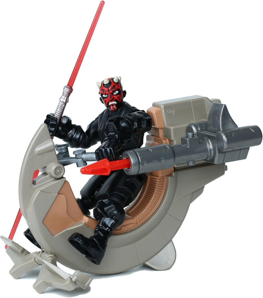Star Wars Hero Mashers 6" Sith Speeder Bike With Darth Maul