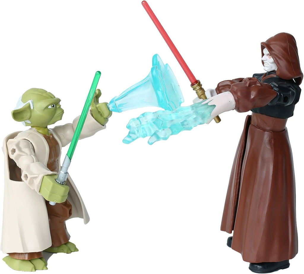Star Wars Hero Mashers 6" 2-Pack Action Figure Yoda vs. Emperor Palpatine