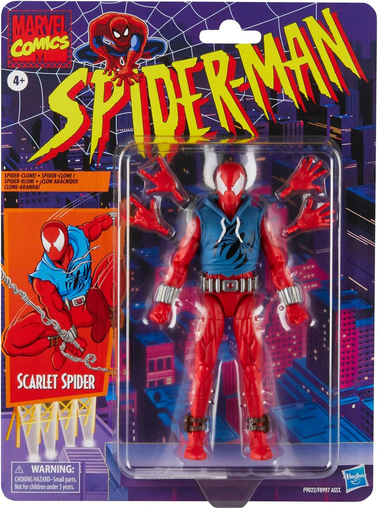 Spider-Man Retro Marvel Legends Scarlet Spider 6" Action Figure