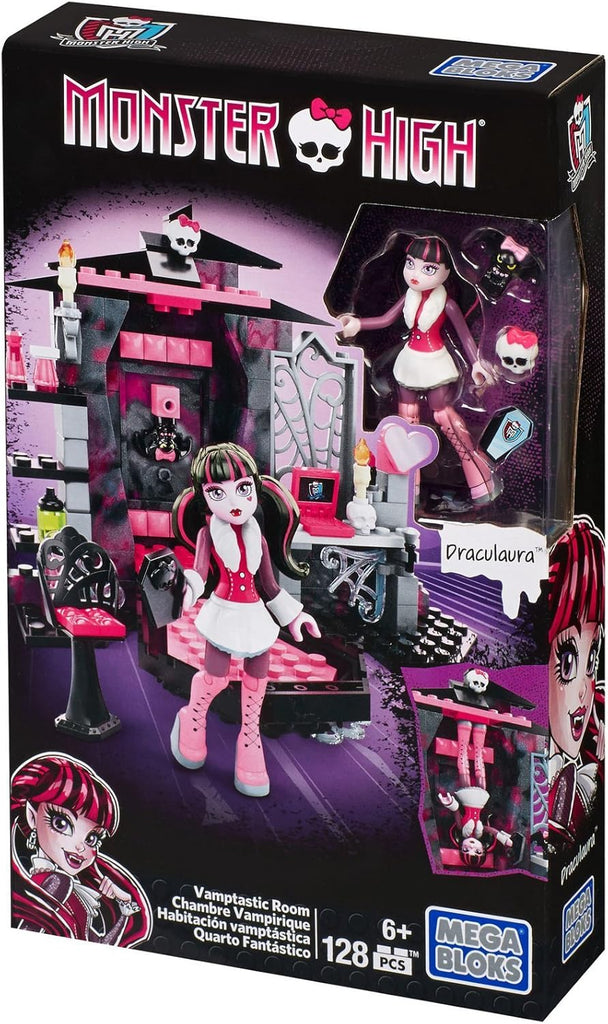 Mega Bloks Monster High Draculaura's Vamptastic Room Building Set
