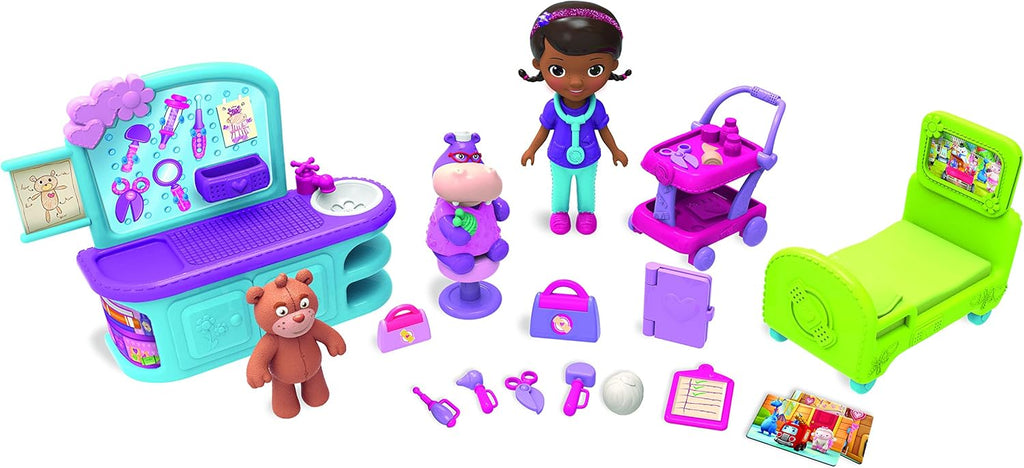 Disney Doc McStuffins Boo-Boos Away Hospital Stay Figure Playset