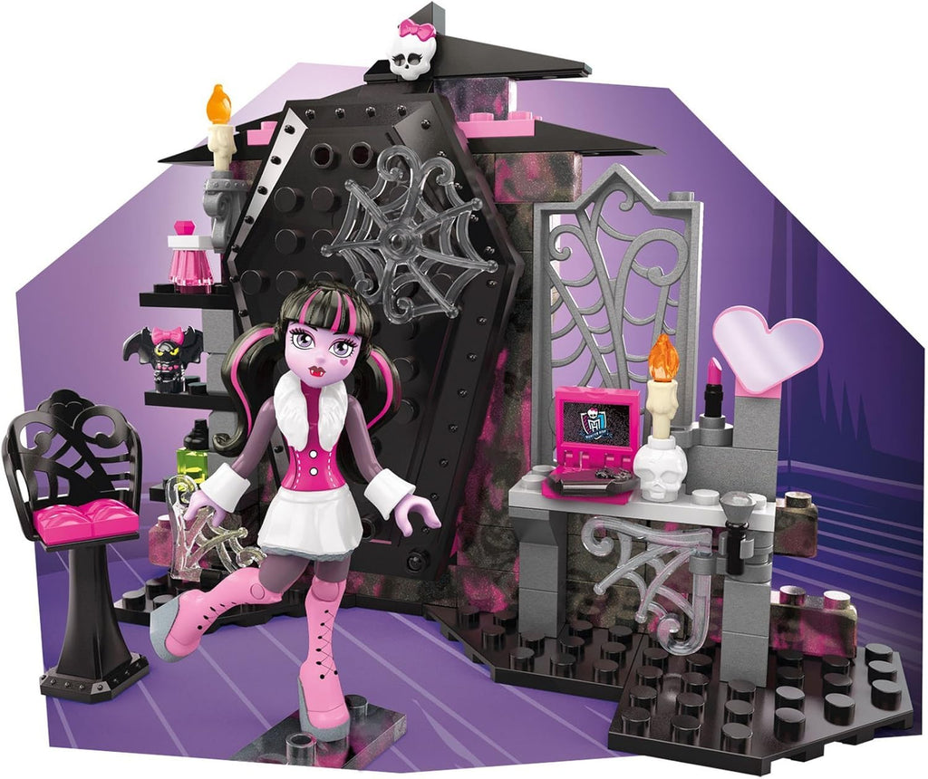 Mega Bloks Monster High Draculaura's Vamptastic Room Building Set