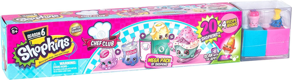 Shopkins Season 6 Chef Club MEGA Pack (20 Shopkins) (Styles Will Vary)