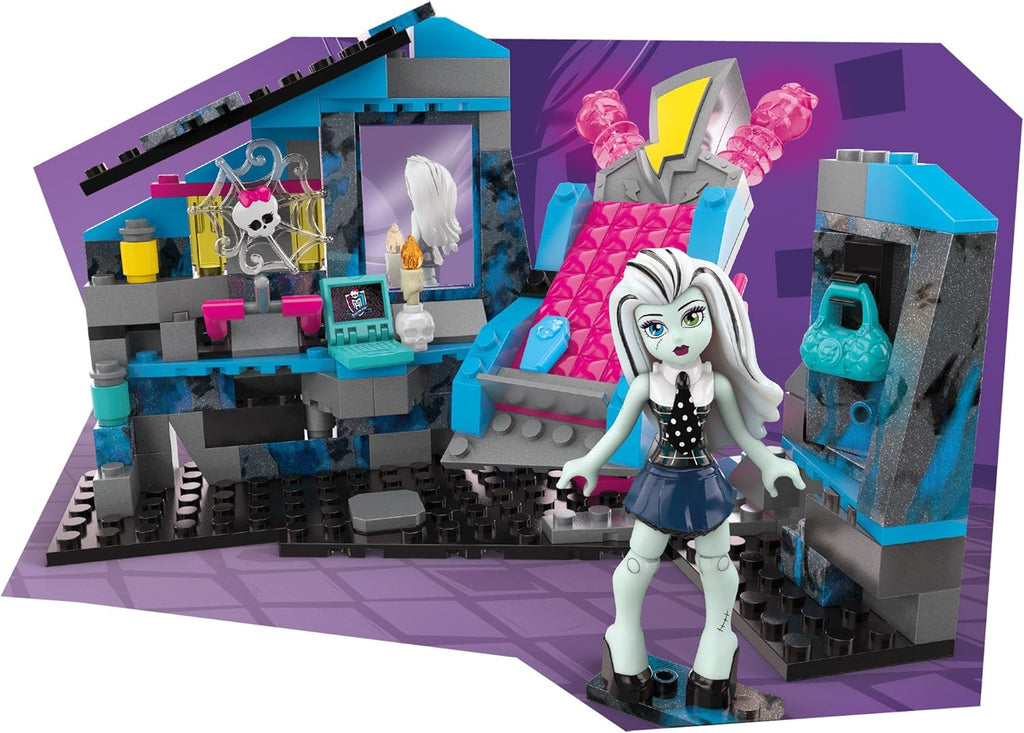 Mega Bloks Monster High Frankie Electric Room Building Set