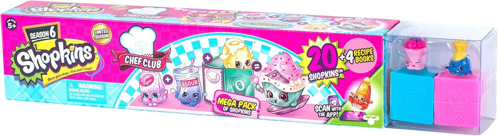 Shopkins Season 6 Chef Club MEGA Pack (20 Shopkins) (Styles Will Vary)