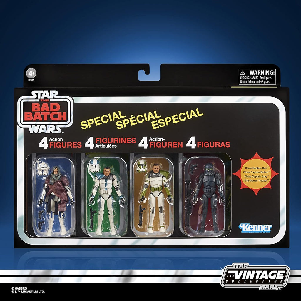 Star Wars The Vintage Collection The Bad Batch Special 4-Pack 3.75 Inch Figures