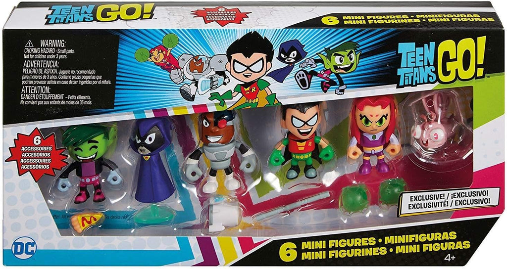 Teen Titans Go! Mini Figures 6-Pack