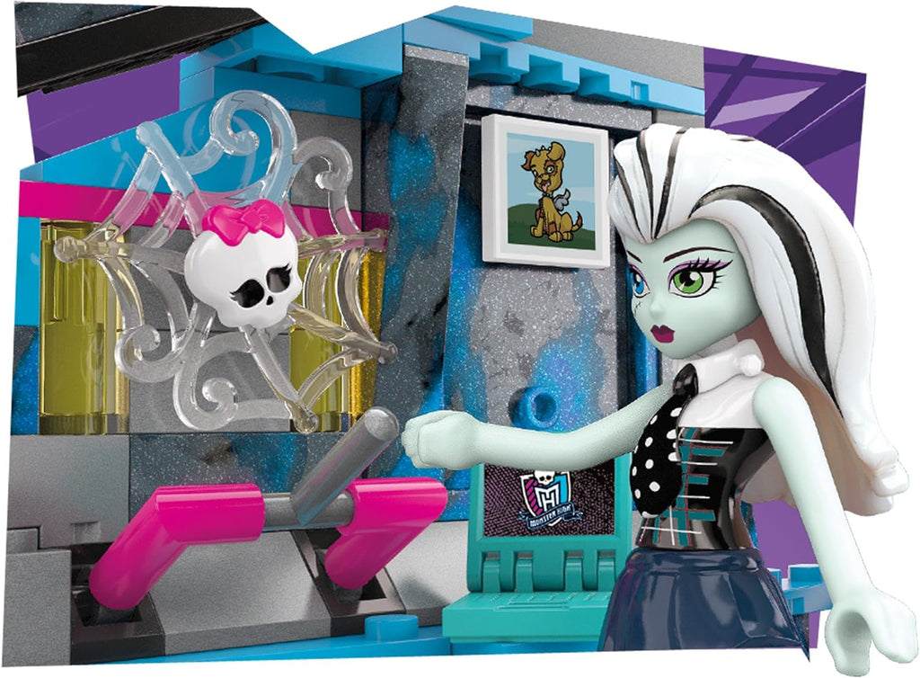 Mega Bloks Monster High Frankie Electric Room Building Set