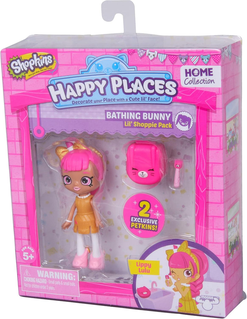 Shopkins Happy Places S1 Lippy Lulu Lil' Shoppie Pack (Bathing Bunny)