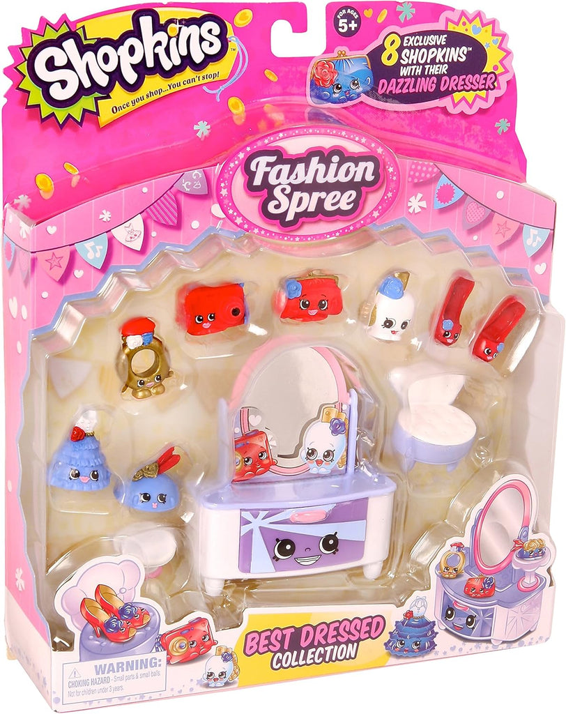 Shopkins Fashion Spree - Best Dressed Collection Playset