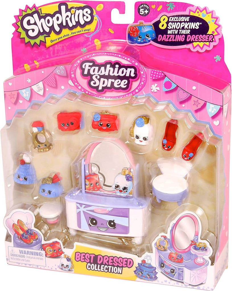 Shopkins Fashion Spree - Best Dressed Collection Playset