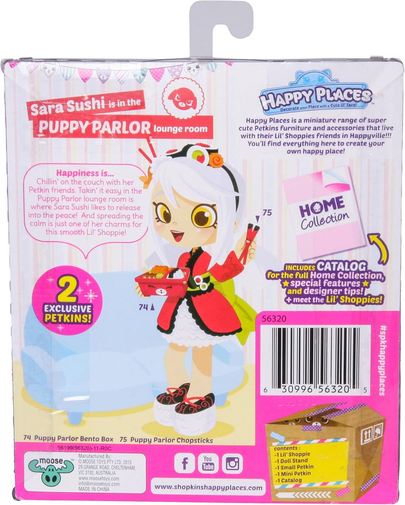 Shopkins Happy Places S1 Sara Sushi Lil' Shoppie Pack (Puppy Parlor)