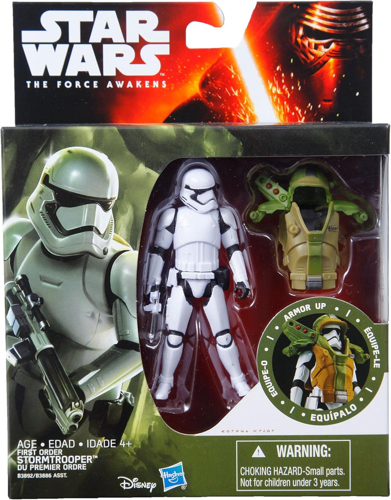 Star Wars: The Force Awakens - First Order Stormtrooper (Armor Up) Figure 3.75 Inches