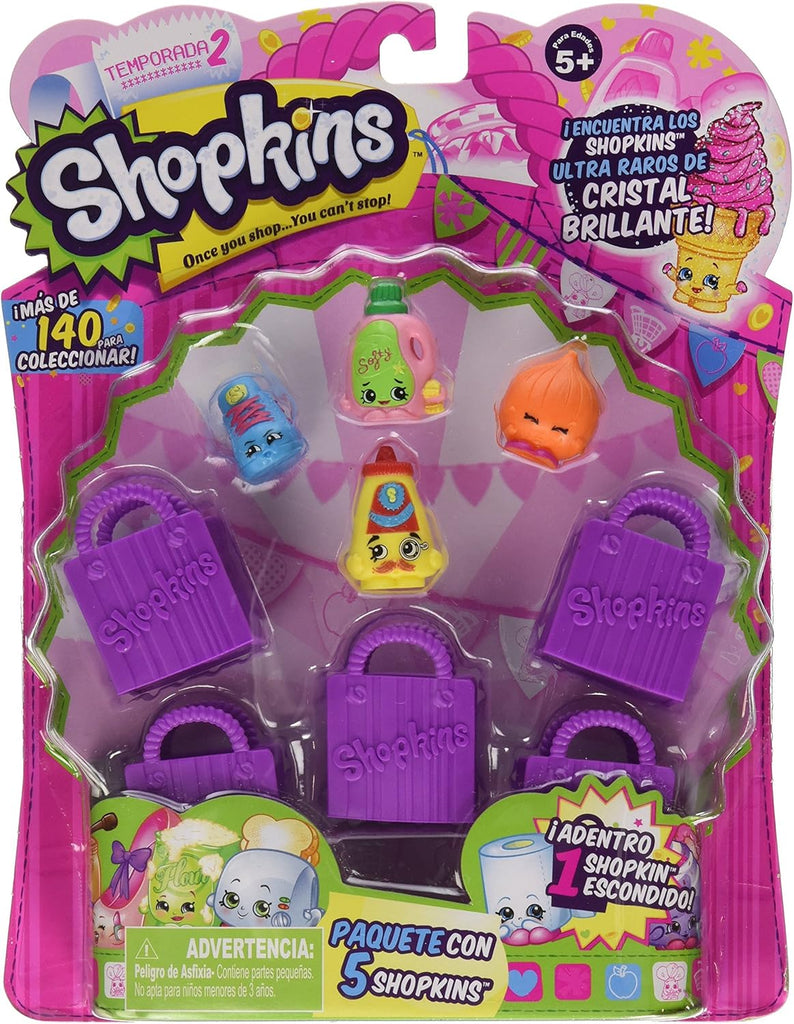 Shopkins Season 2 (5 Pack) (Styles Will Vary)