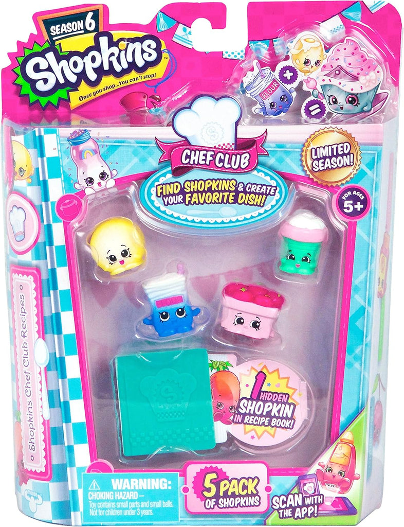 Shopkins Chef Club Playset (5 Pack) (Styles Will Vary)