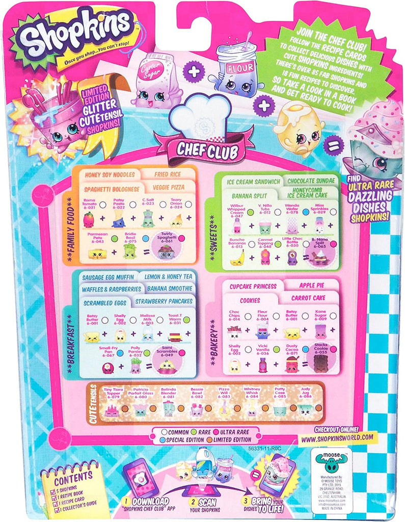 Shopkins Chef Club Playset (5 Pack) (Styles Will Vary)