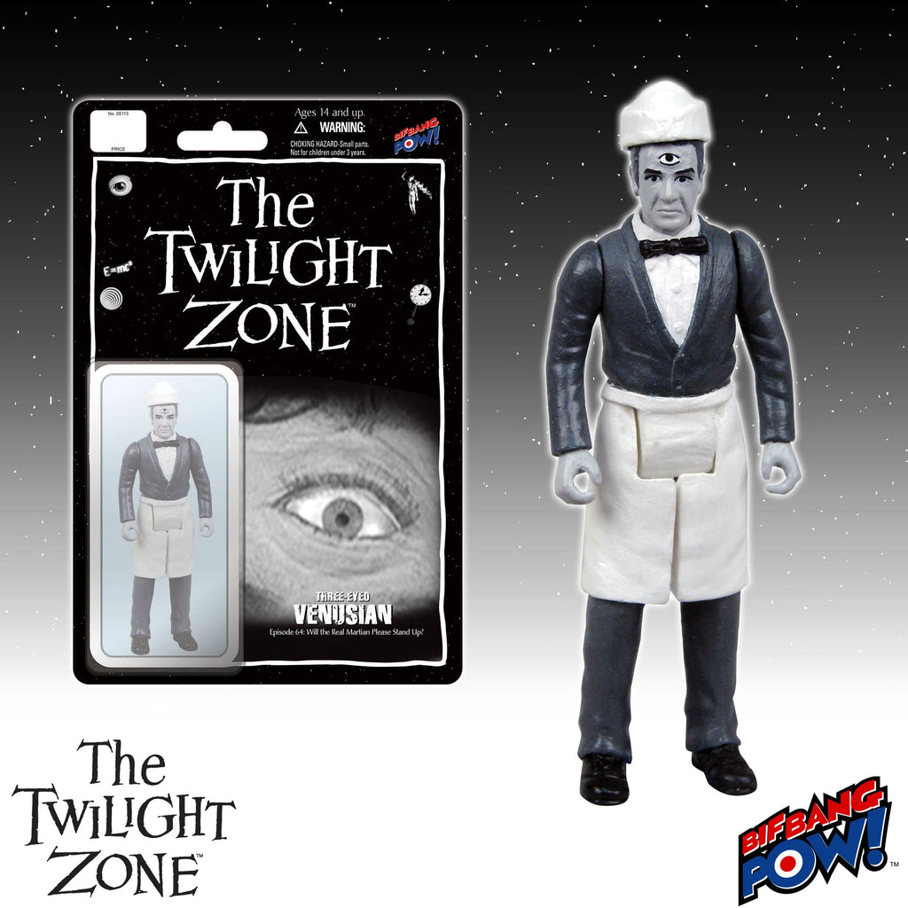 The Twilight Zone Will the Real Martian Please Stand Up - Three-Eyed Venusian (Series 2) 3 3/4-Inch AF