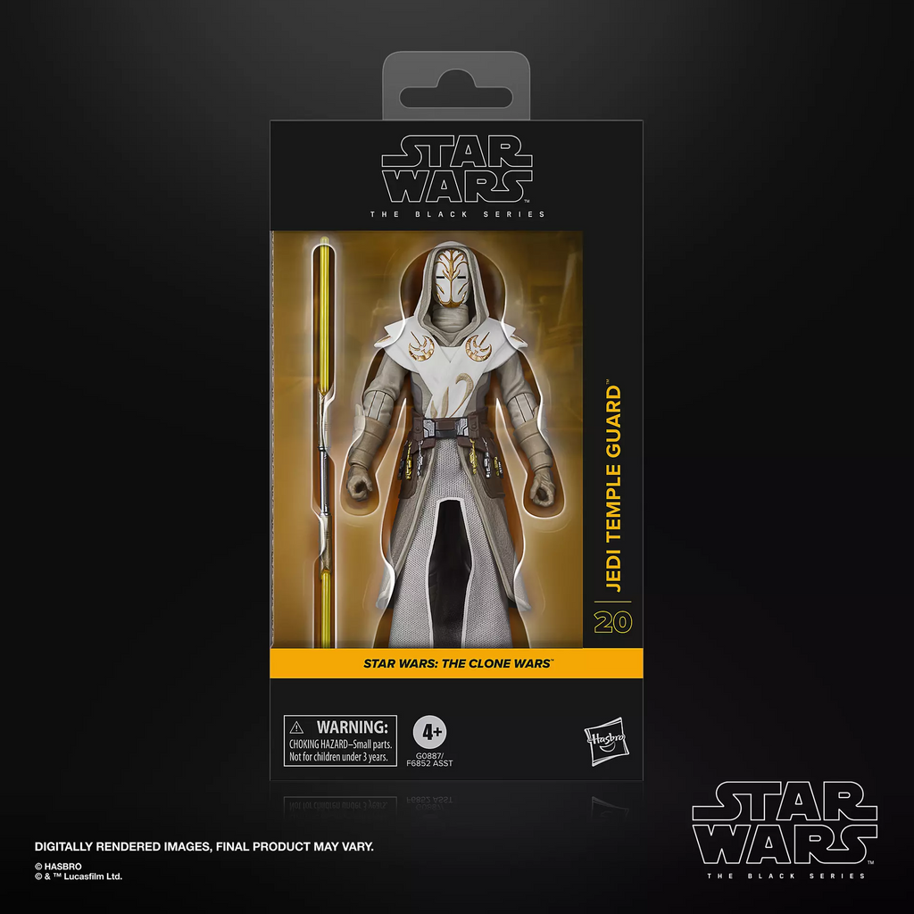Black Series Star Wars: The Clone Wars - Jedi Temple Guard 6" Action Figure
