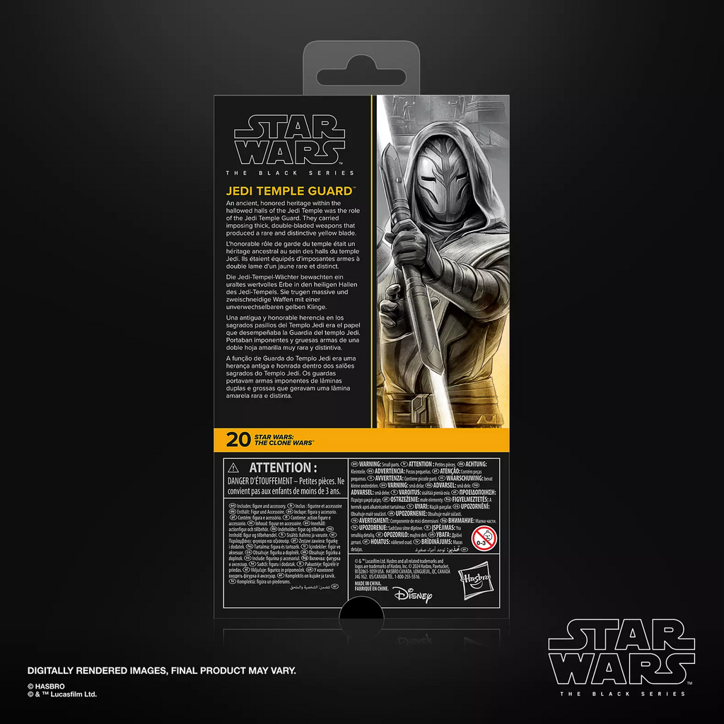 Black Series Star Wars: The Clone Wars - Jedi Temple Guard 6" Action Figure