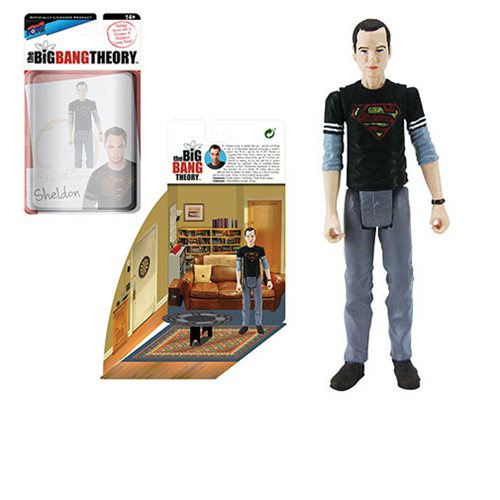 The Big Bang Theory Sheldon Black Superman (Series 2) 3 3/4-Inch