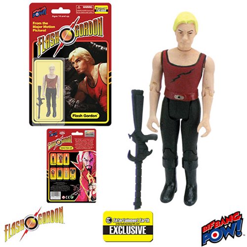 Flash Gordon Flash in Red Tank Shirt with Black Lightning Bolt (Series 1) 3 3/4-Inch Action Figure