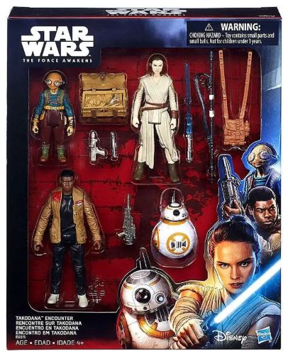 Star Wars The Force Awakens Takodana Encounter Action Figure 4-Pack