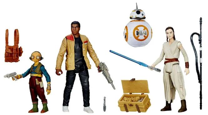 Star Wars The Force Awakens Takodana Encounter Action Figure 4-Pack