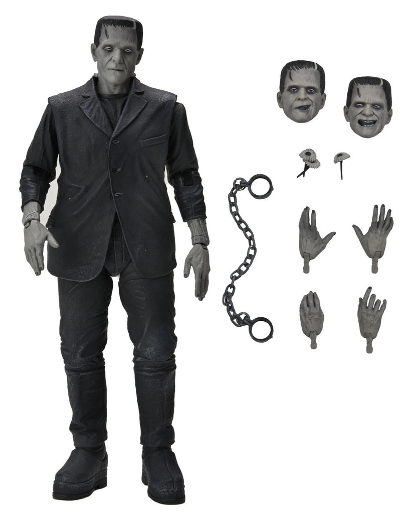 NECA Universal Monsters - Ultimate Frankenstein’s Monster (B&W) 7 inch Scale Action Figure 634482048054