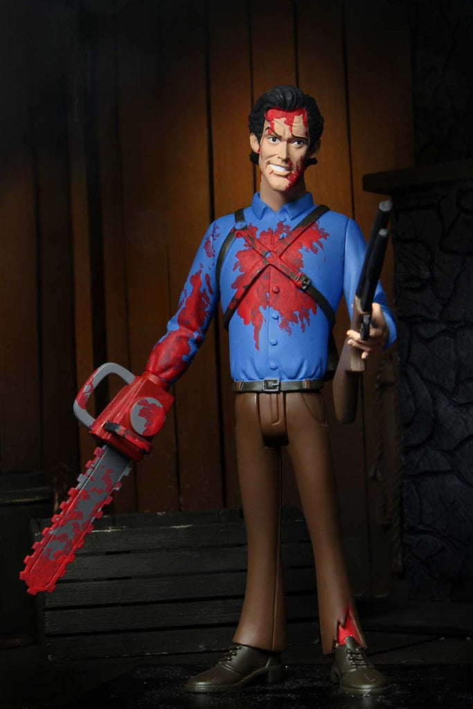 NECA Toony Terrors Series 5: Bloody Ash (Evil Dead 2) 6-inch Action Figure 634482397329