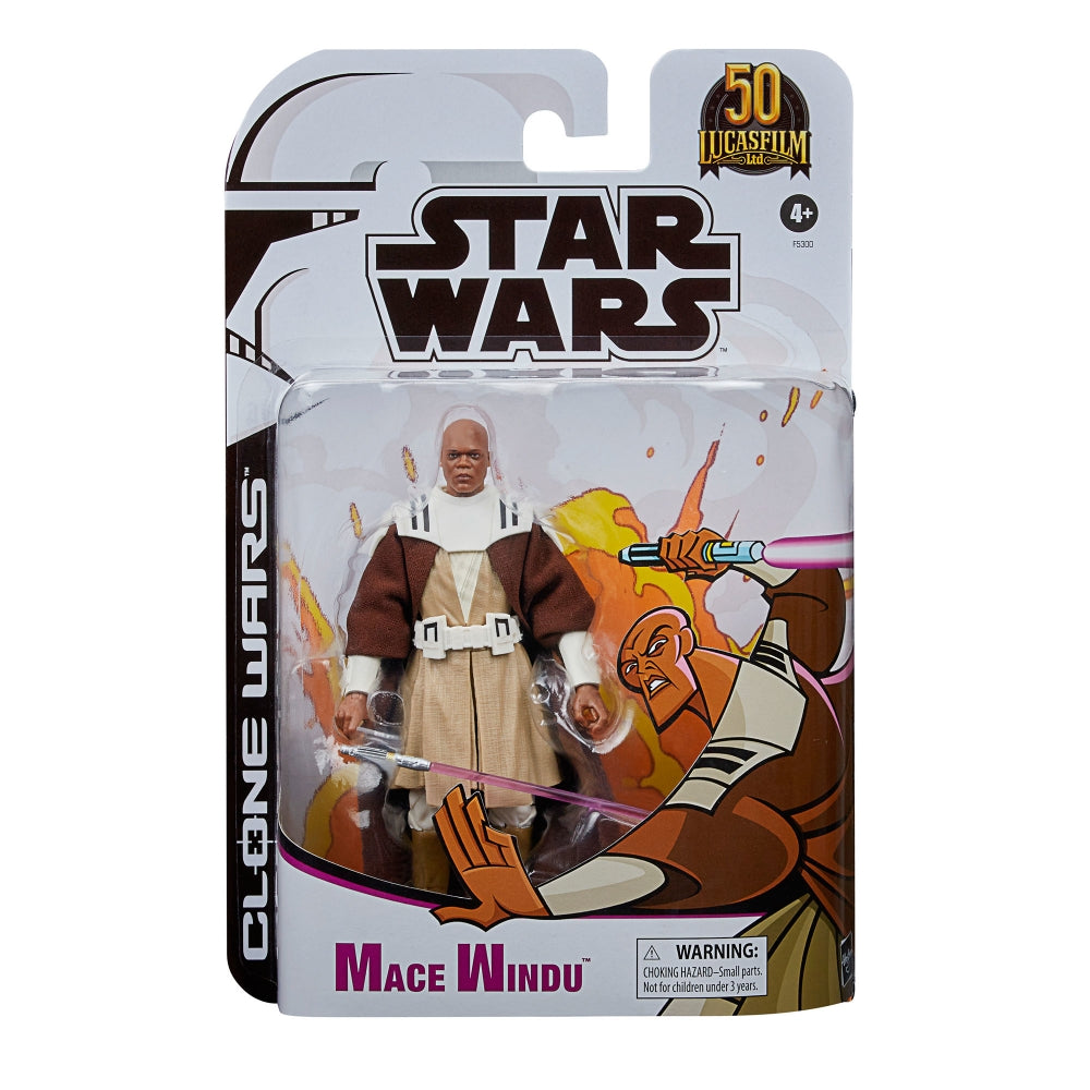Black Series Star Wars: The Clone Wars - Mace Windu 6" Action Figure 5010993937660