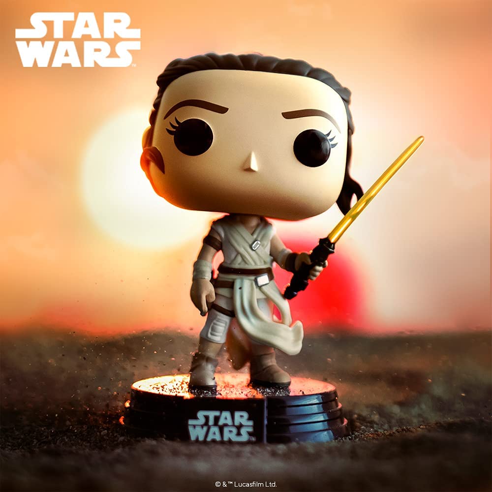 Funko POP! Star Wars: Rey (Yellow Lightsaber) Collectible Figure 889698514828