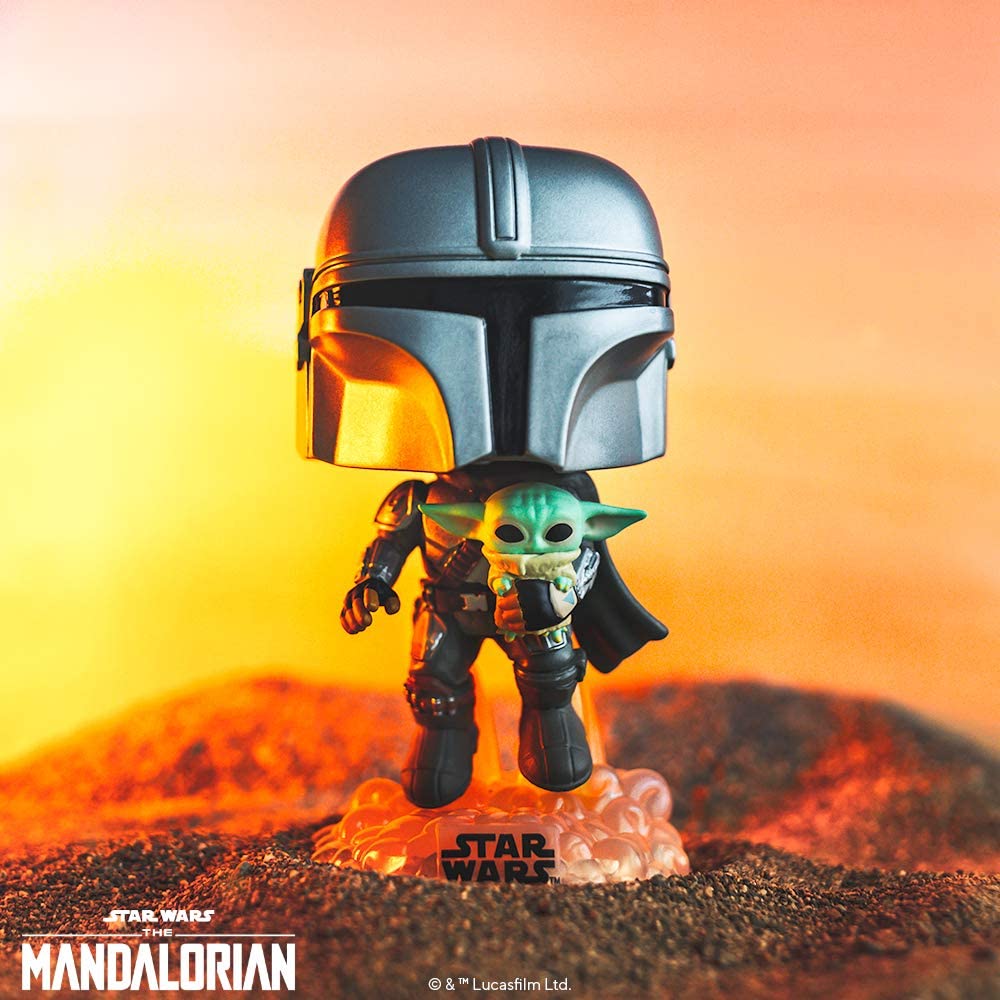 Funko POP! Star Wars: The Mandalorian with The Child - Collectible Figure 889698509596