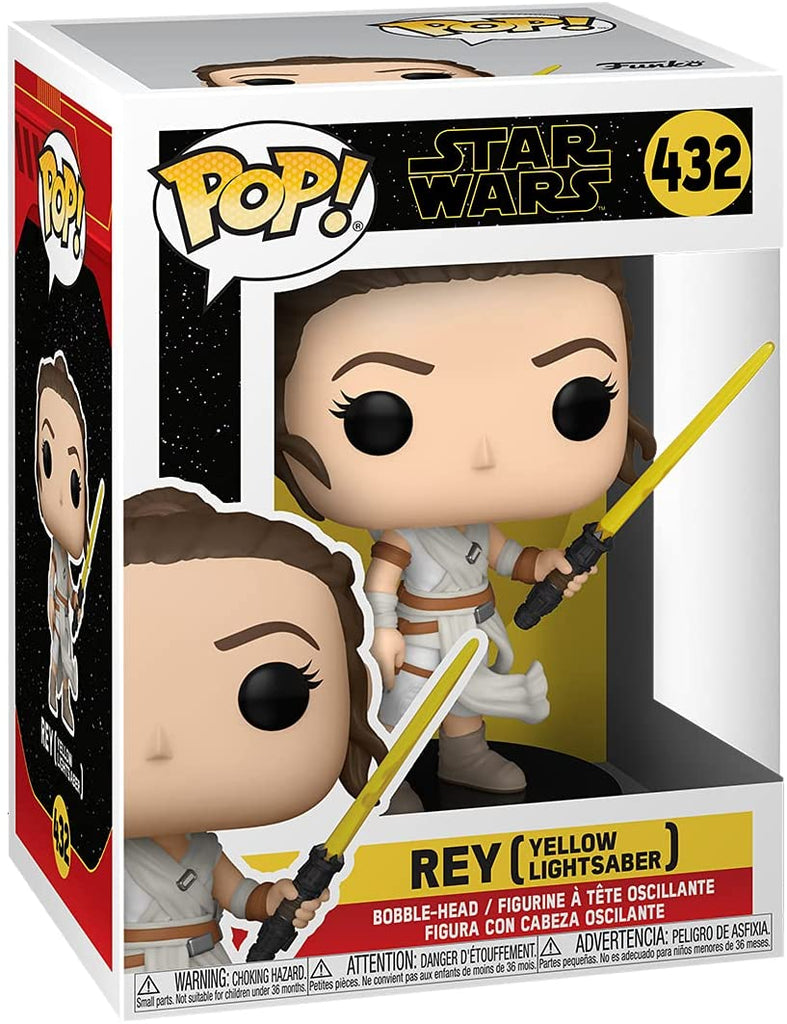 Funko POP! Star Wars: Rey (Yellow Lightsaber) Collectible Figure 889698514828