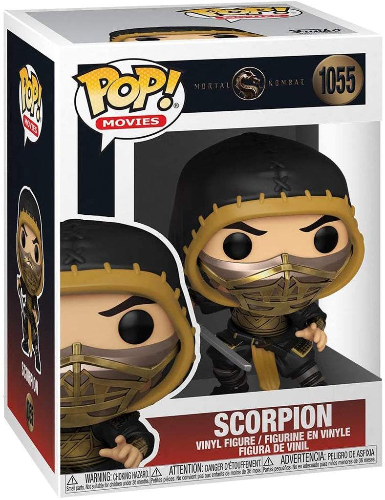 889698538510 Funko POP! Movies: Mortal Kombat - Scorpion (Metallic)