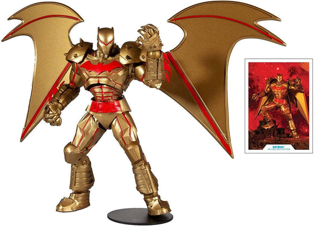 DC Multiverse Armored Batman Hellbat (GOLD Edition) Suit 7-Inch Action Figure 787926151749