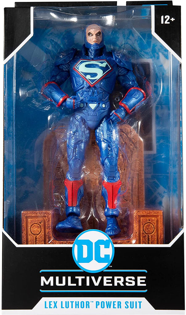 DC Multiverse Lex Luthor Blue Power Suit Justice League: The Darkseid War 7-Inch Action Figure 787926151466