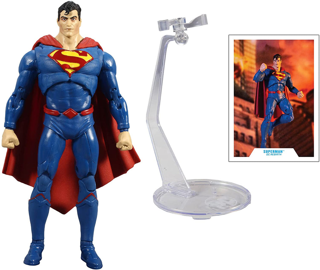 DC Multiverse Superman (Rebirth) 7" Action Figure with Accessories 787926151831