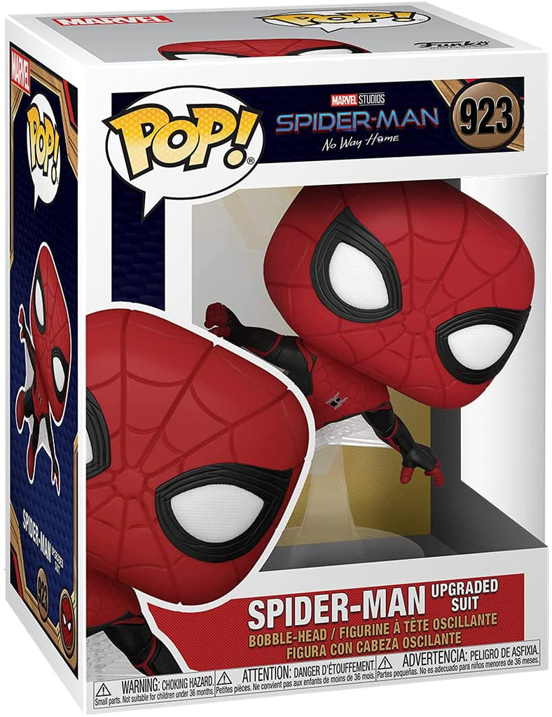 Funko POP! Marvel: Spider-Man: No Way Home - Spider-Man in Upgraded Suit Collectible Figure 889698576345