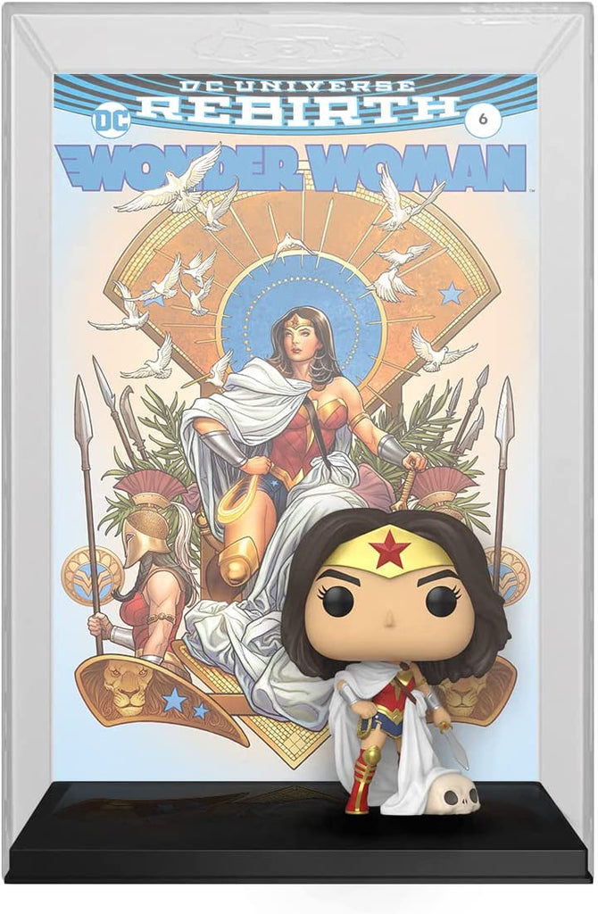 Funko POP! Comic Cover: WW 80th - Wonder Woman (Rebirth) On Throne