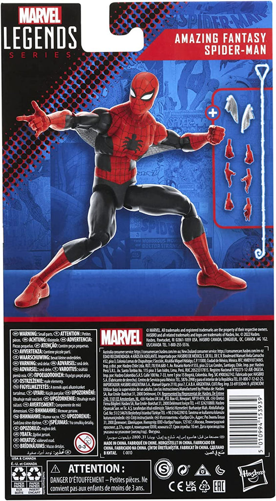 Marvel Legends Amazing Fantasy Spidey Action Figure, 6 Inch