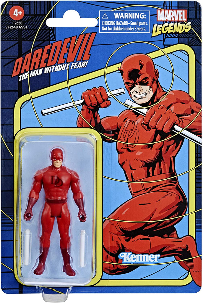 Retro Kenner Marvel Legends: Daredevil 3.75" Action Figure 5010993849000