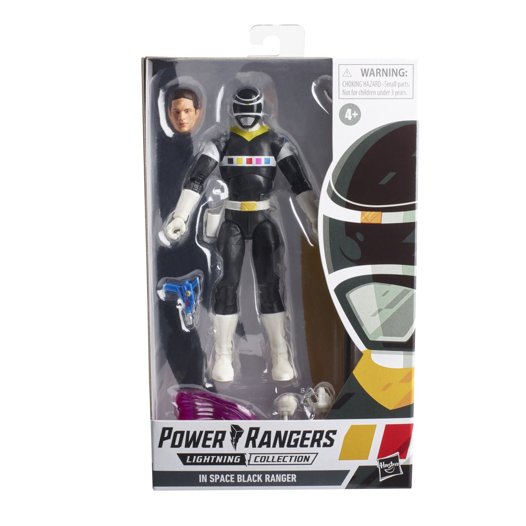 Power Rangers Lightning Collection 6" In Space Black Ranger 630509986002