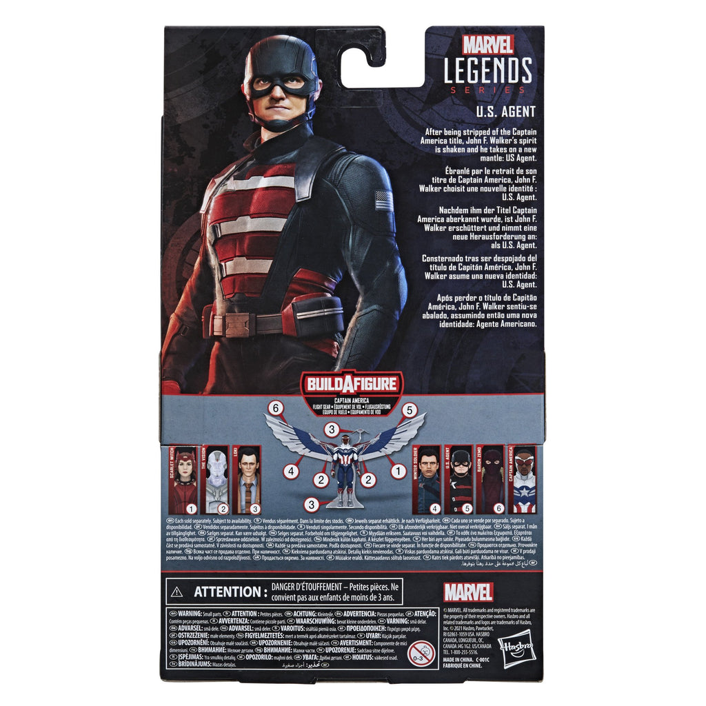 Marvel Legends TFATWS - U.S. Agent Action Figure, 6 Inch