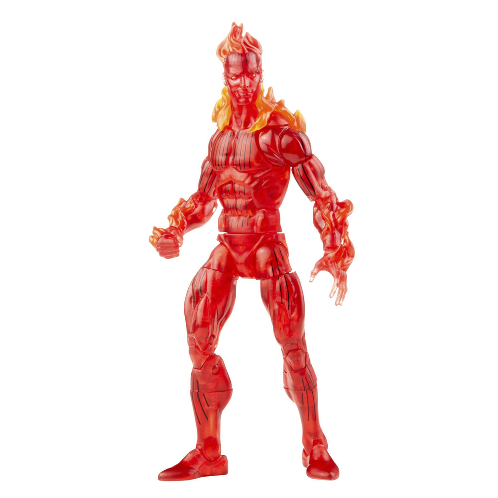 Marvel Legends Retro Fantastic Four: The Human Torch Action Figure, 6 Inch 5010993842544