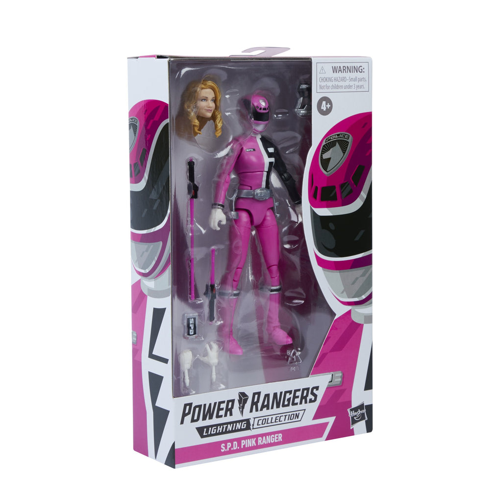 Power Rangers Lightning Collection 6 inch S.P.D. Pink Ranger Action Figure 630509993048